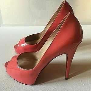 Christian Louboutin 120 Pink Patent Leather Heels 36